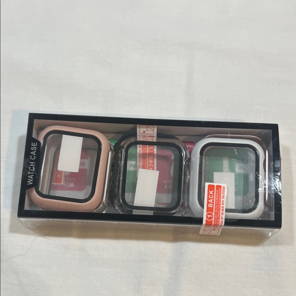 Smartwatch Case Set - Rose Gold, Black, Silver